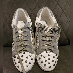 Shushop studded sneakers quasar